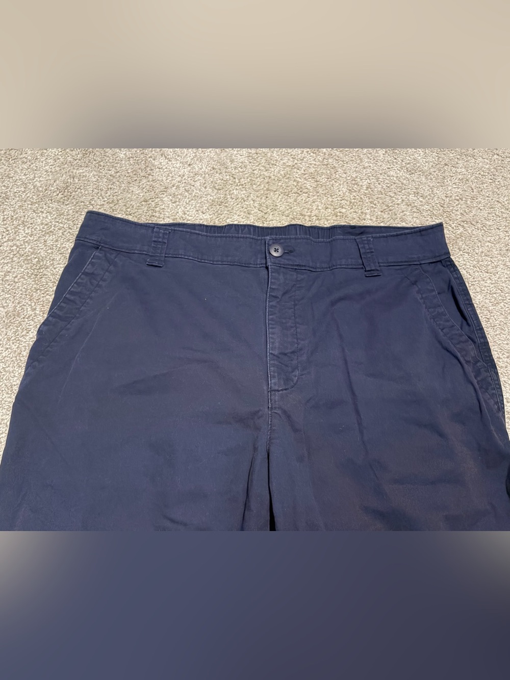 Old Navy Women’s Navy Straight-Leg Chinos - Picture 6 of 8